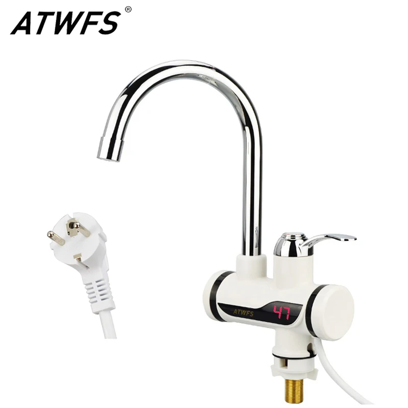 ATWFS Electric Water Heater Tap Instant Hot Water Faucet Heater Cold