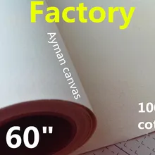 60in 18 м Китай лучший поставщик струйное масло для печати хлопок толстый холст 380 г