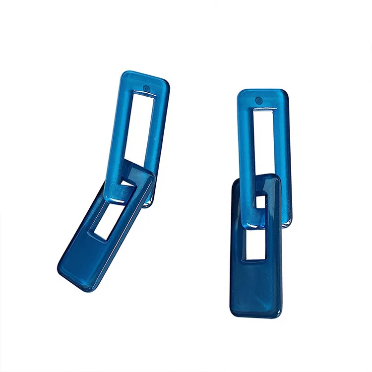 

2018 Hot Sale Oorbellen Pendientes Mujer Blue Exaggerate Fashion Acrylic Big Pendant Drop Earrings Elegant Design Jewelry