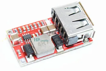 

50PCS Efficiency 97.5% DC-DC 6-24V 24V 12V to 5V USB Step Down Module DC-DC Converter Phone Charger Car Power Supply Module