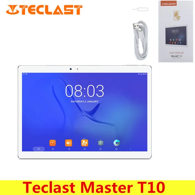 Best Offers Teclast Master T10 10.1 inch Tablet PC Android 7.0 MTK8176 Hexa Core 1.7GHz 4GB 64GB Fingerprint Sensor Dual WiFi OTG Cameras Best Offers Teclast Master T10 10.1 inch Tablet PC Android 7.0 MTK8176 Hexa Core 1.7GHz 4GB 64GB Fingerprint Sensor Dual WiFi OTG Cameras