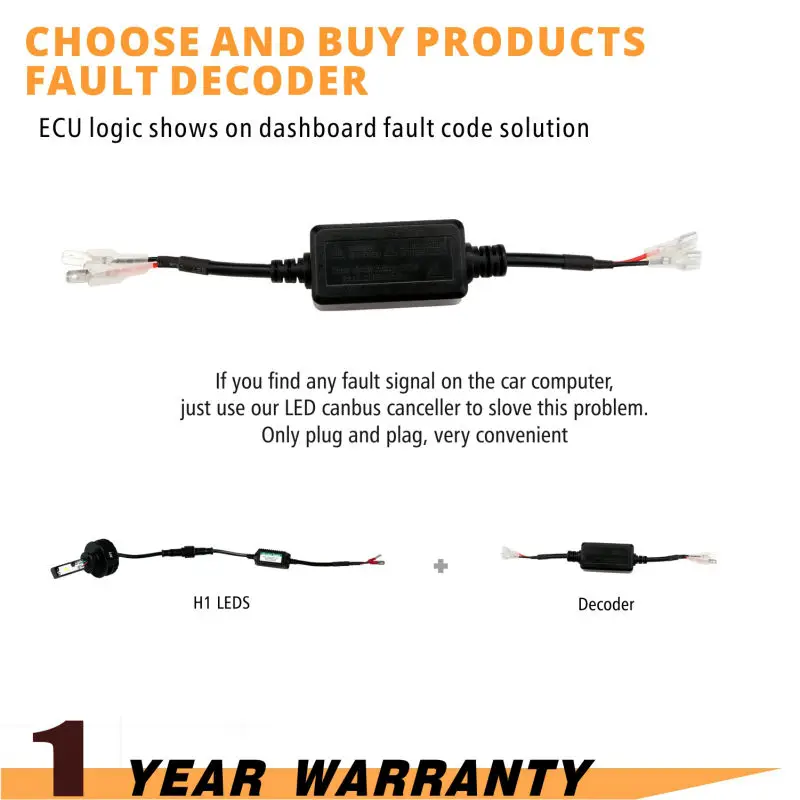 Hot Car Styling COB Cars Headlight LED H1 6000K Led Headlamp Kit DRL Fog Lamp Bulbs