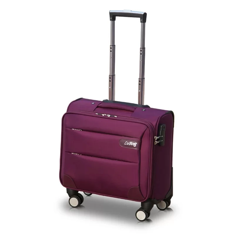 GraspDream Новая мода 16/18 Размер багаж на колесиках фирменный туристический чемодан на вращающихся колесиках женская сумка-интернат для переноски чемоданов