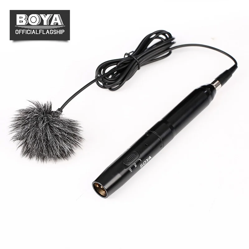 

BOYA BY-M11OD BY-M11C Professional Lavalier Microphone System for Interview Film Theater Stage Audio Recording Mic for iPhone