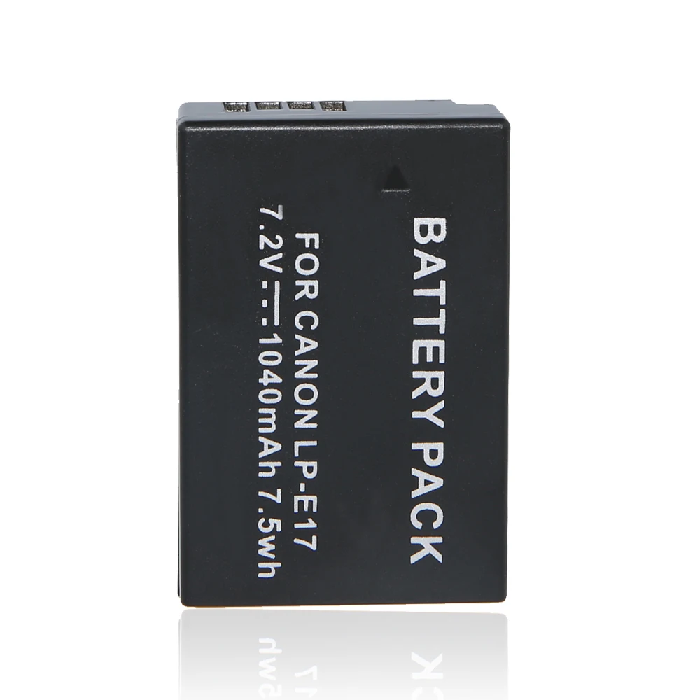 Bateria para Câmera Bateria de 1300mah para Canon Digital Stereo T6s 760d m3 8000d Kiss X8i lp E17 Eos T6i 750d - Image 2