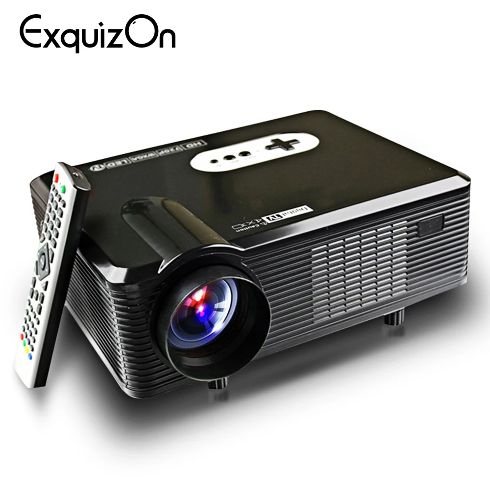 

100% new CL720D updated CL720 Projector 3000Lumens HD Home Theater 720P Support 1080P HDMI/VGA/USB/AV/DTV Projector/Proyector