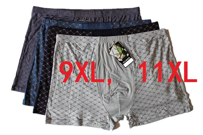 

9XL,11XL,Shorts Mens 4Pcs\lot Underwear Soft Boxers Boxer Men Solid Boxer Shorts Plus Size Boxers Mens Underwear