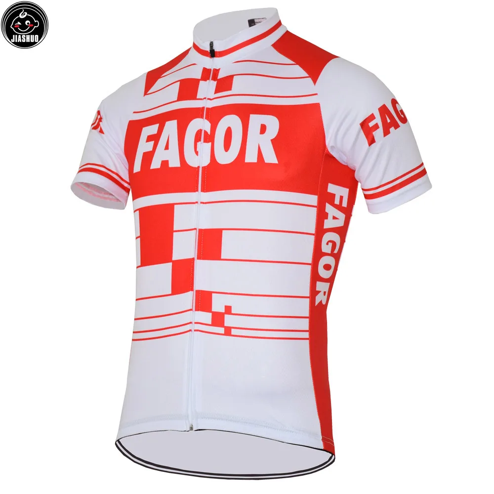 Classical Retro NEW 2017 Red and White pro Bike Team Cycling Jersey
