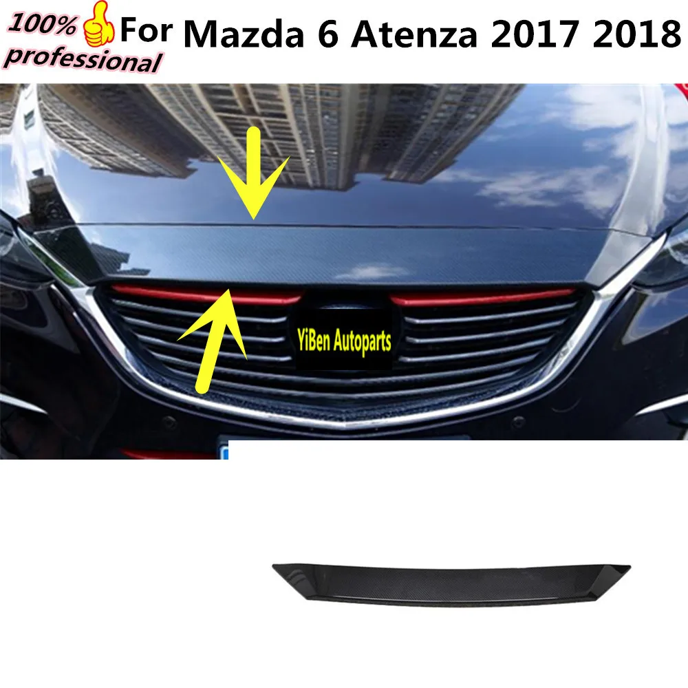 car garnish cover black Plastic front engine Machine grille upper hood