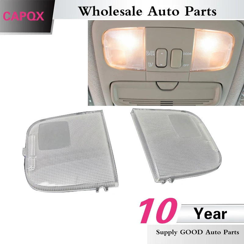 

CAPQX Reading lights housing Interior light cover lens 81265-60090 FOR LEXUS GX470 LAND CRUISER PRADO 2002 2003 2004 2005 - 2007