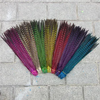

Wholesale 50 Pcs Natural Pheasant Tail Feathers 20-22inch 50-55cm For Crafts Wedding Decorations DIY decor natural feather plume