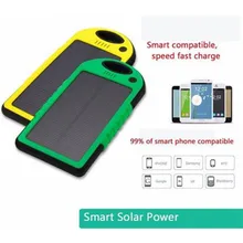 10000 мАч Внешний аккумулятор Солнечное зарядное устройство двойной USB водонепроницаемый внешний аккумулятор для путешествий для IPhone samsung смартфон случайный цвет