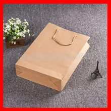 100 шт./лот) 10 размеров оптом высокое качество 260gsm коричневый крафт-бумажный пакет