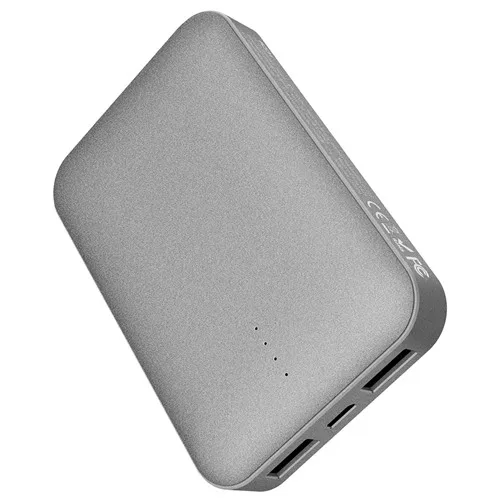 ROCK Mini 10000 mAh портативное ультратонкое полимерное зарядное устройство для iPhone SamSung Xiaomi huawei и других устройств - Цвет: Grey