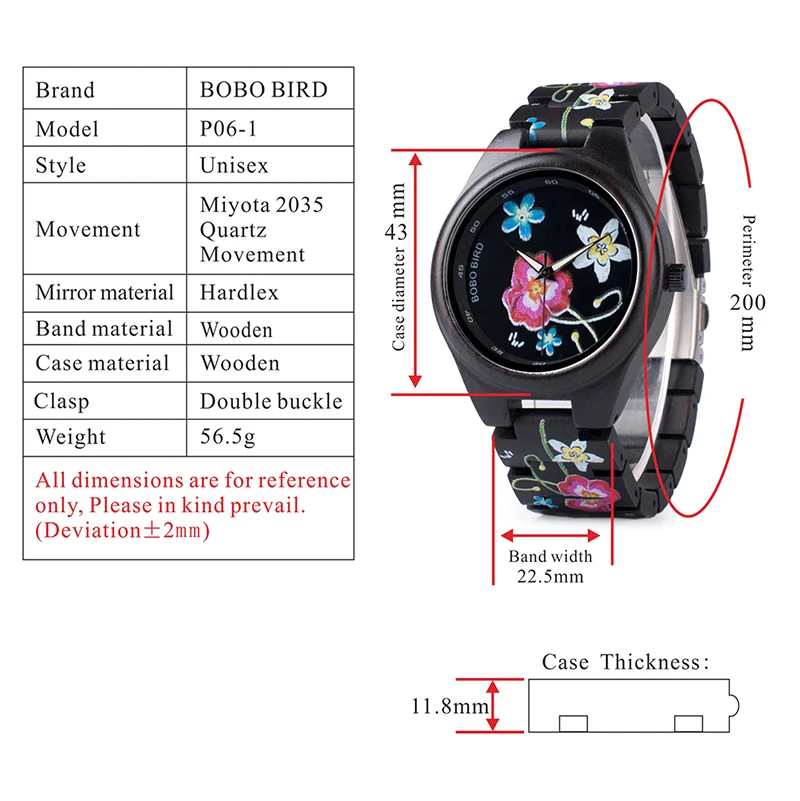 new bobo bird watches for men and women wood watches (29)