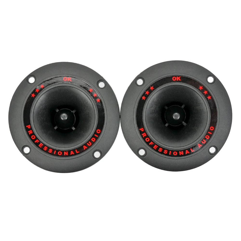 Portable Speakers 2Pcs 4Inch Audio 50W Coil Tweeters Loudspeaker DIY For Home Theater