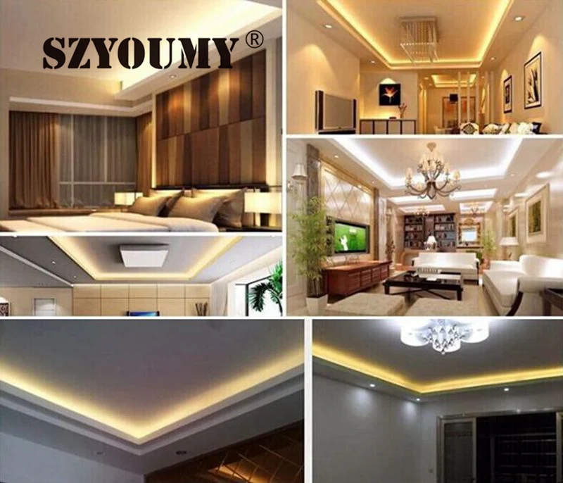 SZYOUMY 220 В 120 светодио дный s/m 5630 SMD светодио дный ленты гибкие ленты Light 5630 Водонепроницаемый Главная Сад высокой яркость Бесплатная доставка