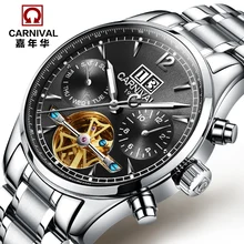 2016 Sports automatic mechanical brand men’s watch fashion casual waterproof luminous sapphire luxury full steel watches relogio