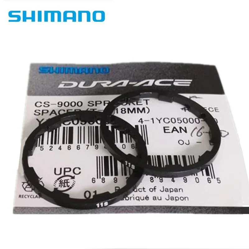 shimano 10 speed cassette spacer thickness