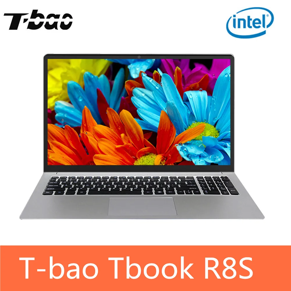

T-bao Tbook R8S Laptop Notebook PC 15.6'' Windows 10 Intel Celeron N3450 Quad Core 1.1GHz 6GB 128GB SSD HDMI Camera PK T-bao R8