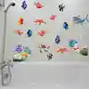 Wonderful Sea world colorful fish animals vinyl wall art window bathroom decor decoration wall stickers for nursery kids rooms ► Photo 3/6