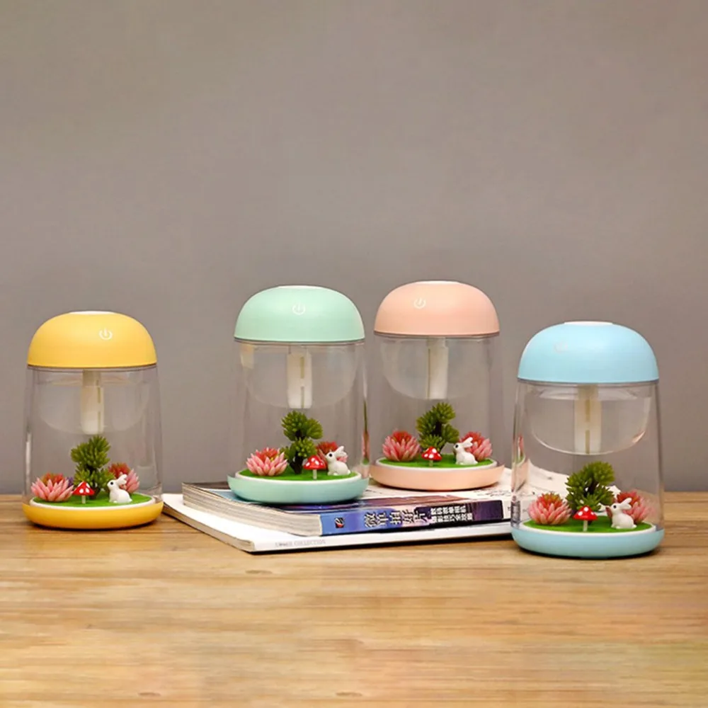 

2018 Hot Micro Landscape Air Humidifier for Baby Home Office Creative Gift Essential Oil Aroma Diffuser with Changing Led Light