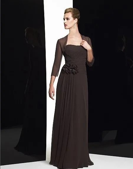 

free shipping 2013 new design vestidos de festa long dress chiffon plus size party evening elegant dress with jacket formal gown