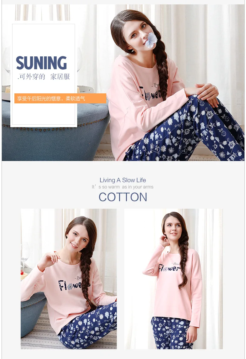 pajamas set flower (7)