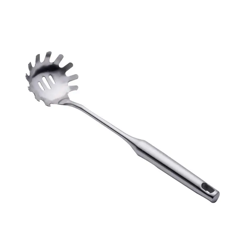 

201 Stainless Steel Insulated Chef Kitchen Tools Spaghetti Spoon Cooking Utensils