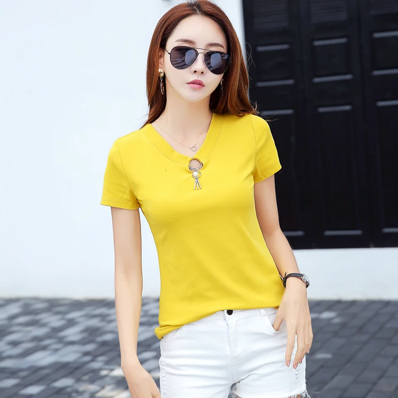 Корейская одежда рубашка с длинными рукавами женские рубашки женская одежда Бисероплетение повседневные Короткие однотонные женские рубашки белые круглым вырезом 2571 50