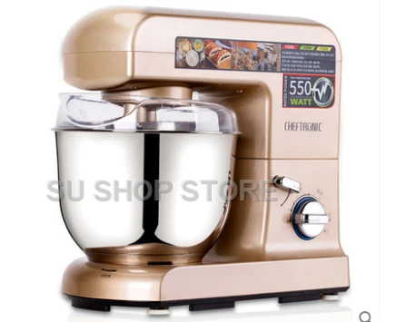 

4.5L stainless steel bowl Kitchen 9 Speed Electric dough mixer Tilt Head and Cooking Chef blender Machine