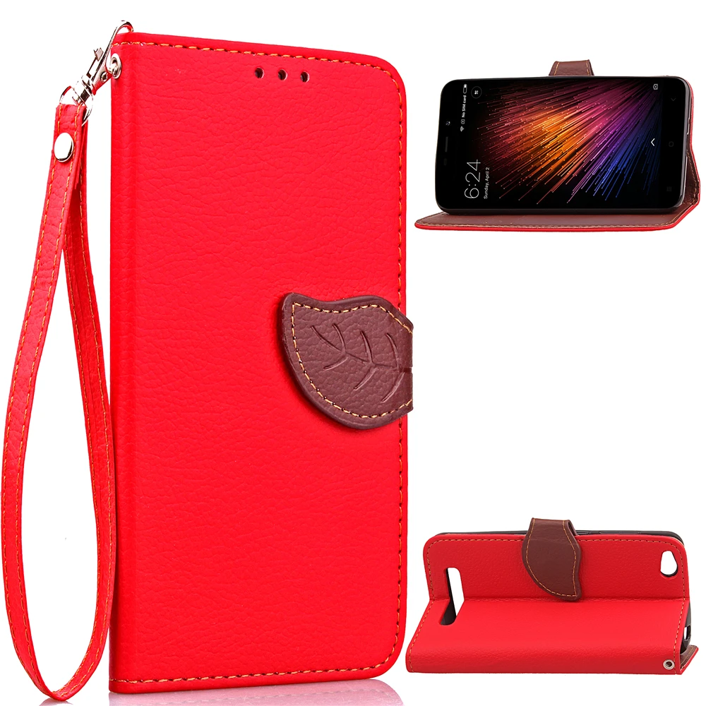 

Leaf Clasp Cases For Xiaomi Redmi Note 4X Case Cover Luxury Leather Flip Wallet For Xiaomi Redmi Note 4 Note 4X Flip Case 5.5''