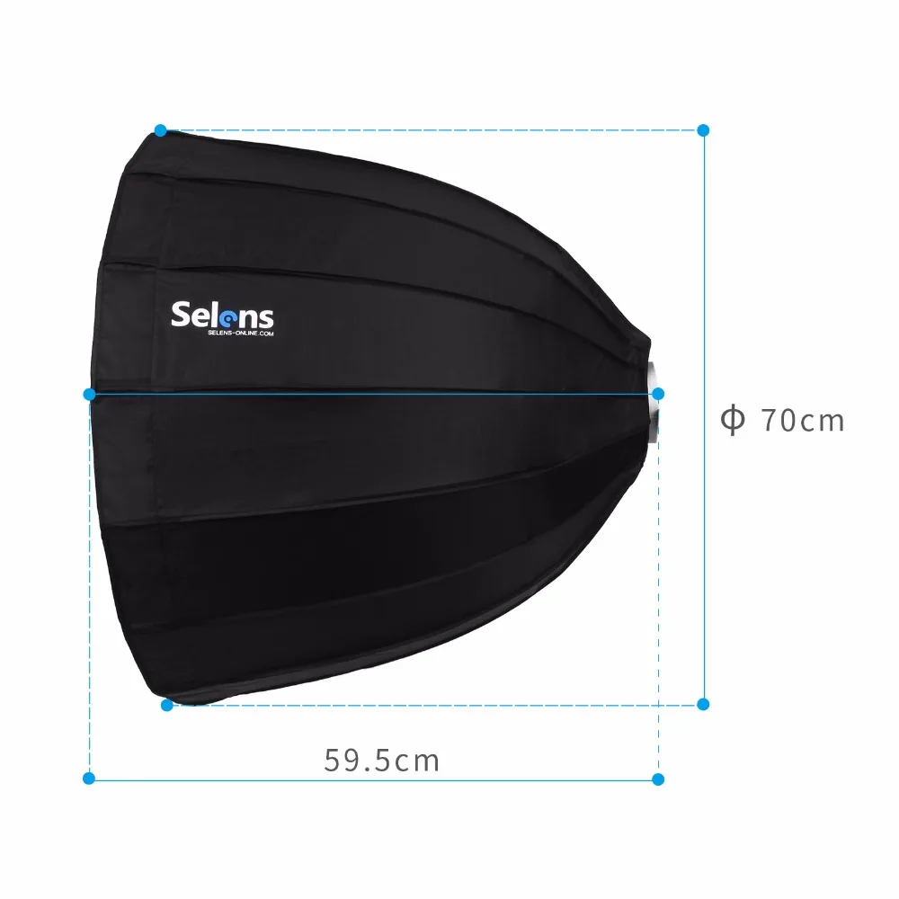 70cm Umbrella Softbox Flash Light Soft Box Universal fast set up for Speedlite Flash light Photography (13)