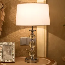 Модная настольная лампа из хрусталя для спальни Роскошная обувь с украшением в виде кристаллов настольная лампа современные короткие затеняющие шторы Американский K9 Роскошная обувь с украшением в виде кристаллов, декоративная лампа
