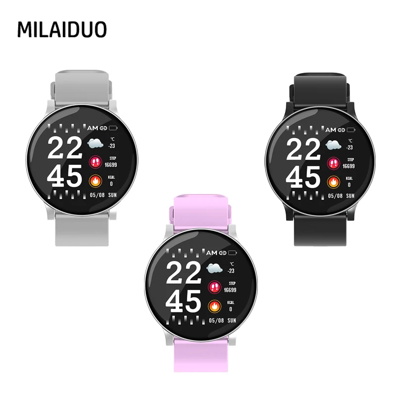 

W8 Smart Watch Heart Rate Monitor Weather Forecast Fitness Watch Call Reminder Waterproof Bluetooth Smart Band IP67 pk V11