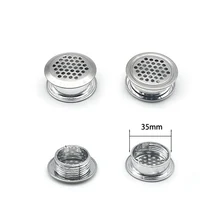 Новые вентиляционные отверстия из нержавеющей стали с круглым вентиляционным отверстием для кухонного шкафа ванной комнаты SF66