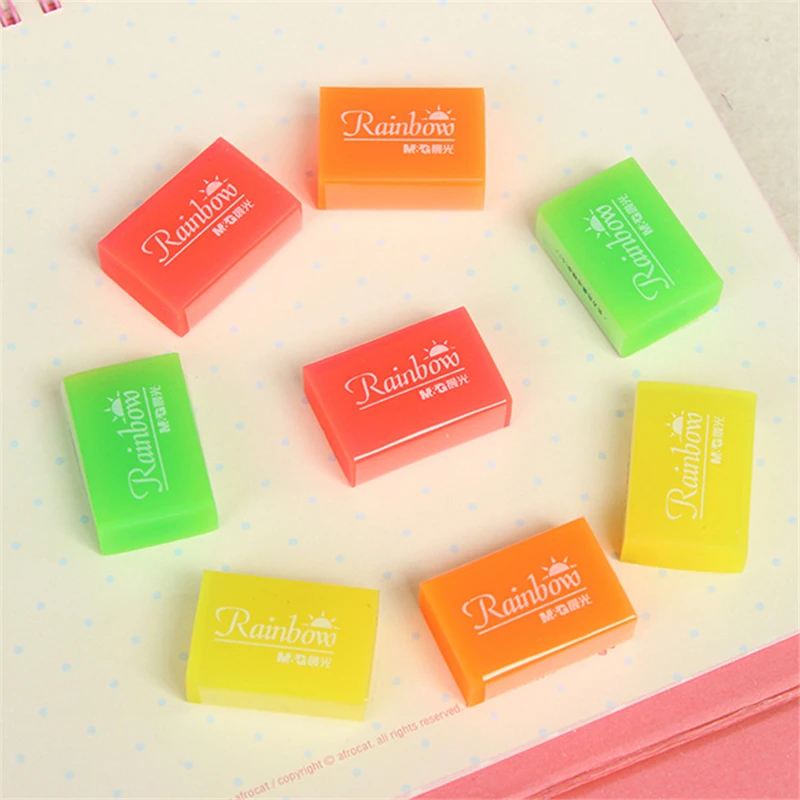 Buy Cute Kawaii Candy Colored Rubber Eraser Creative