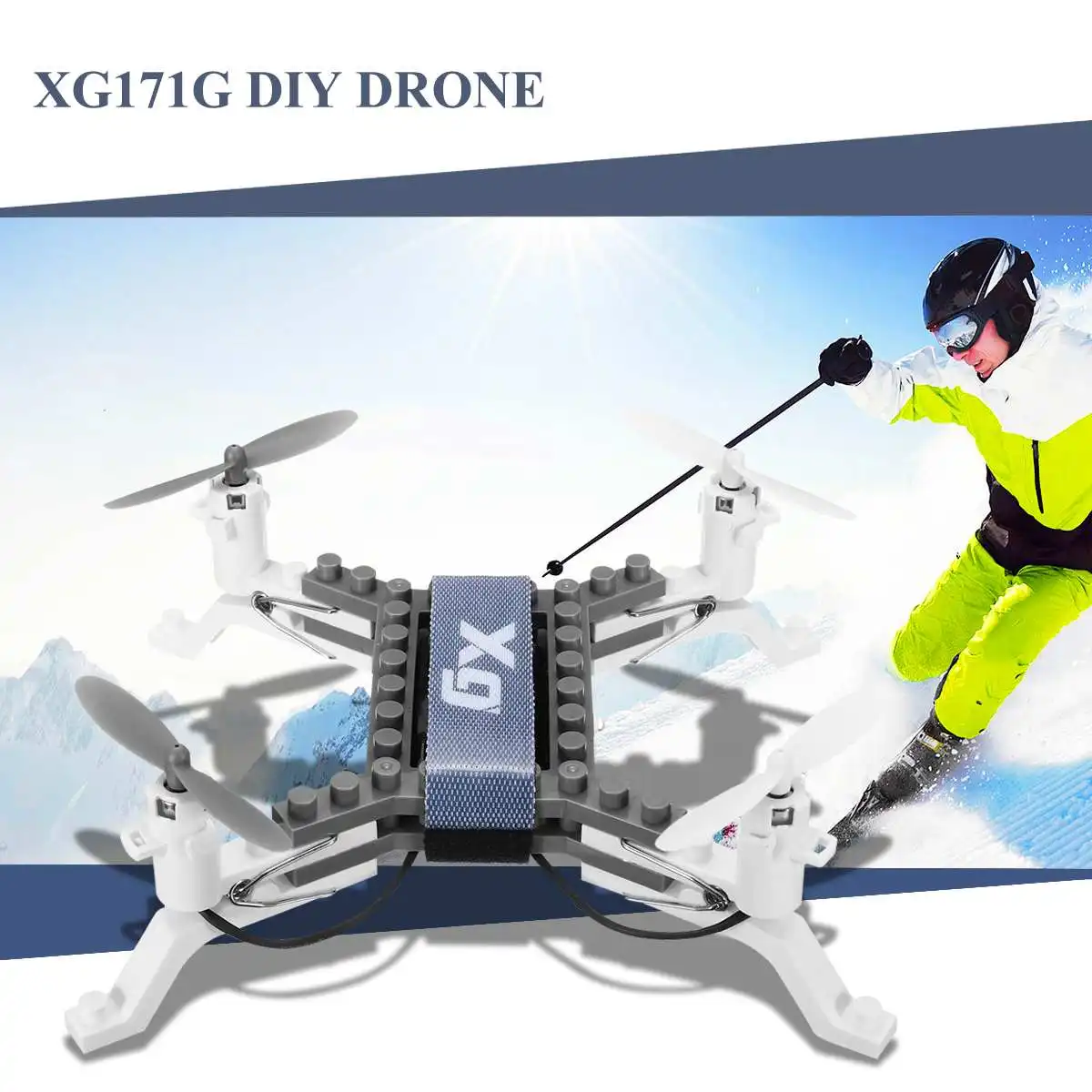 3D флипс XG171 RC пульт дистанционного управления Дрон Квадрокоптер с автономным режимом DIY строительный комплект подарок твердые функции возврата 0.3MP камера