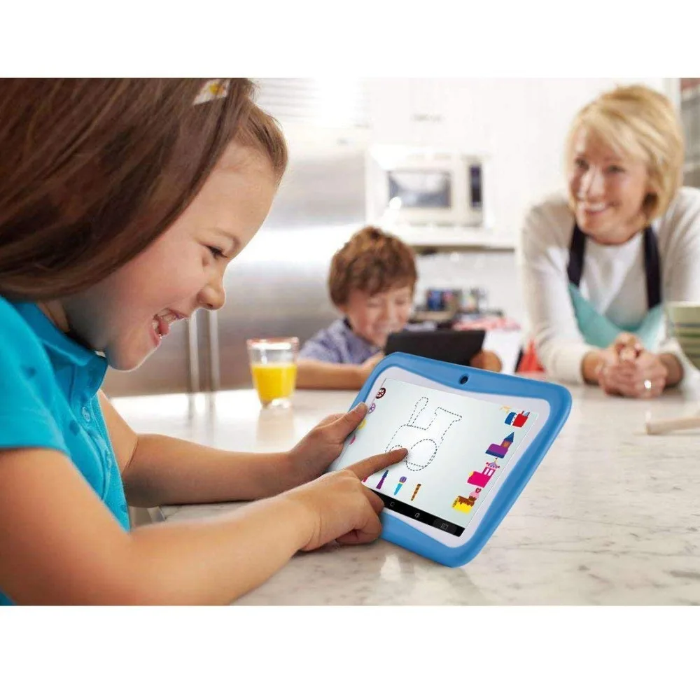 Kids Tablet 7 Inch Tablet PC Andriod 7.1 with 1GB RAM 8GB ROM and WiFi Bluetooth Kids Software Pre-Installed 