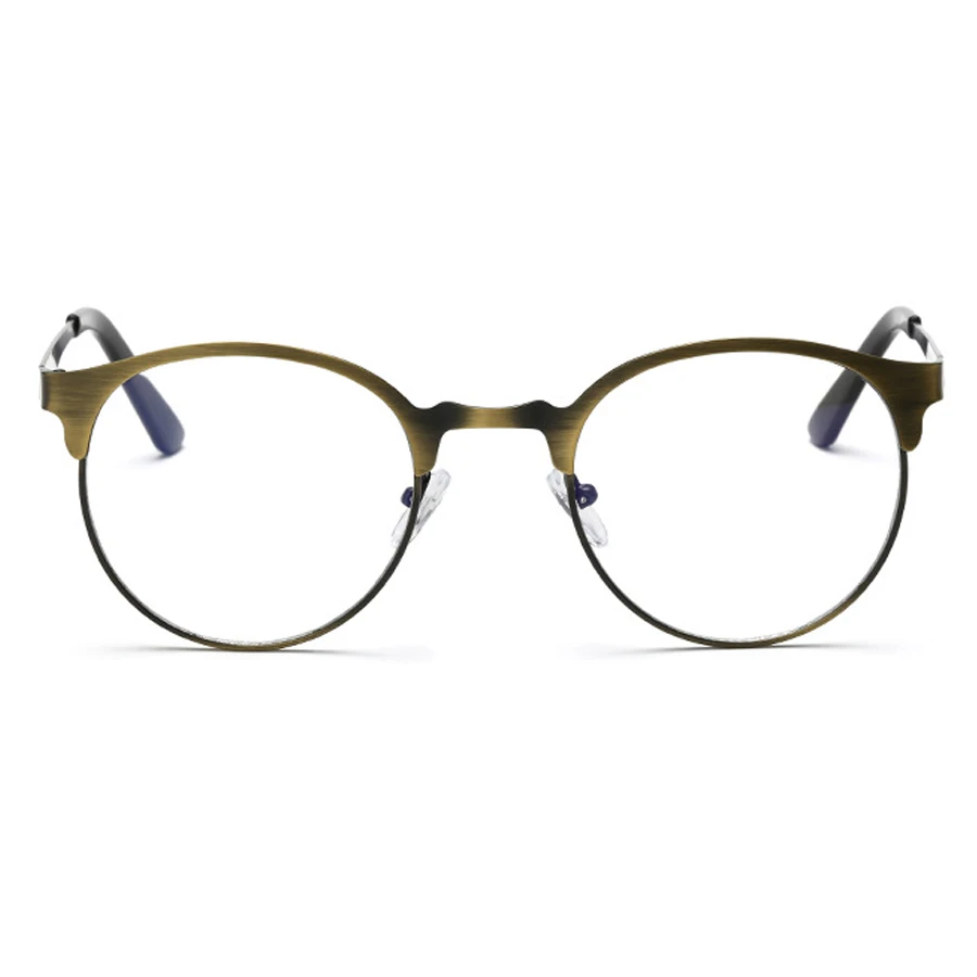 VEITHDIA, анти-синий светильник, очки, светодиодные очки для чтения, радиационные очки, очки для компьютерных игр, оправа, очки UV400 - Цвет оправы: Copper