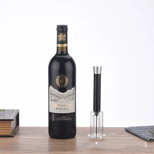 

2019 Bottle Wine Easy Opener Corkscrew Remover Easy Air Pump Air Pressure Wine Opener Pump Red Wine Stainless Steel