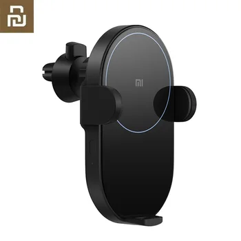 

In Stock! Original Xiaomi Wireless Car Charger 20W Max Electric Auto Pinch 2.5D Glass Ring Lit Charging for Xiaomi Mi Smartphone