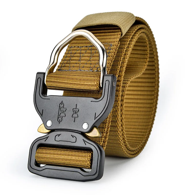 De Uomo Esercito Militare Military Cintura tattico delle CINTURA BELT FIBBIA NYLON