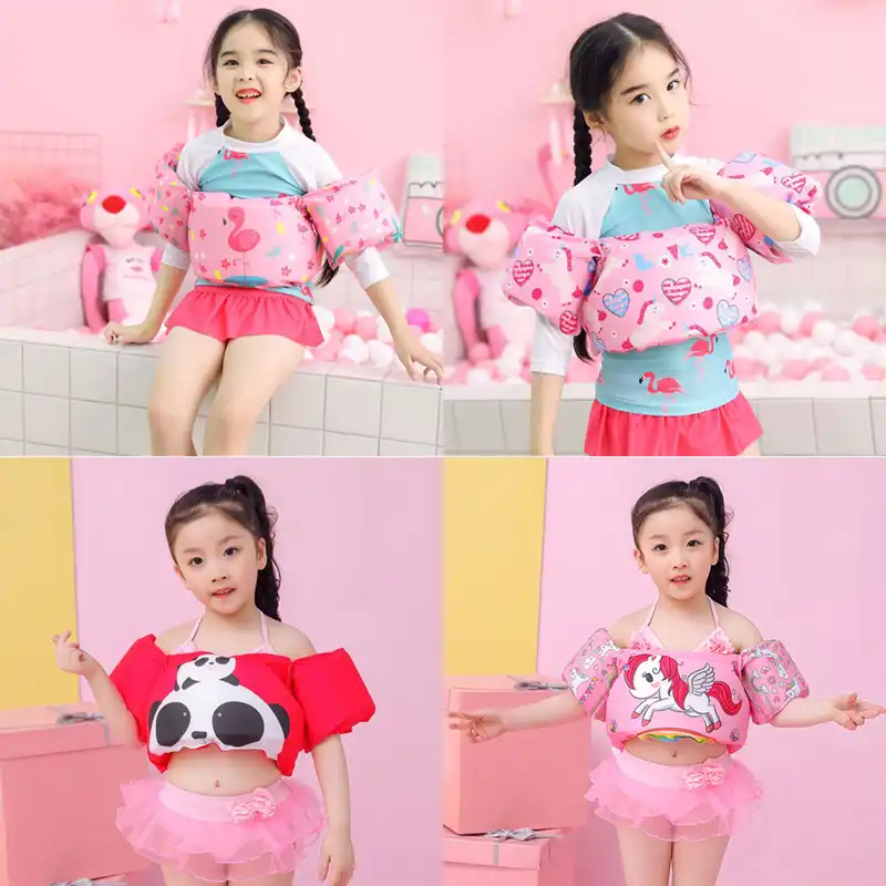 Nouveau Bebe Anneaux De Bain Flaque Pull Bebe Gilet De Sauvetage Enfant Gilet De Sauvetage 2 6 Ans Garcon Fille Enfants Gilet Forme Polyester Aliexpress