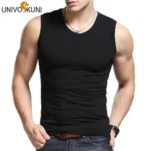 UNIVOS KUNI Style Tank Tops Men Undershirt New Quality Men s Vest Singlets Men s Sleeveless