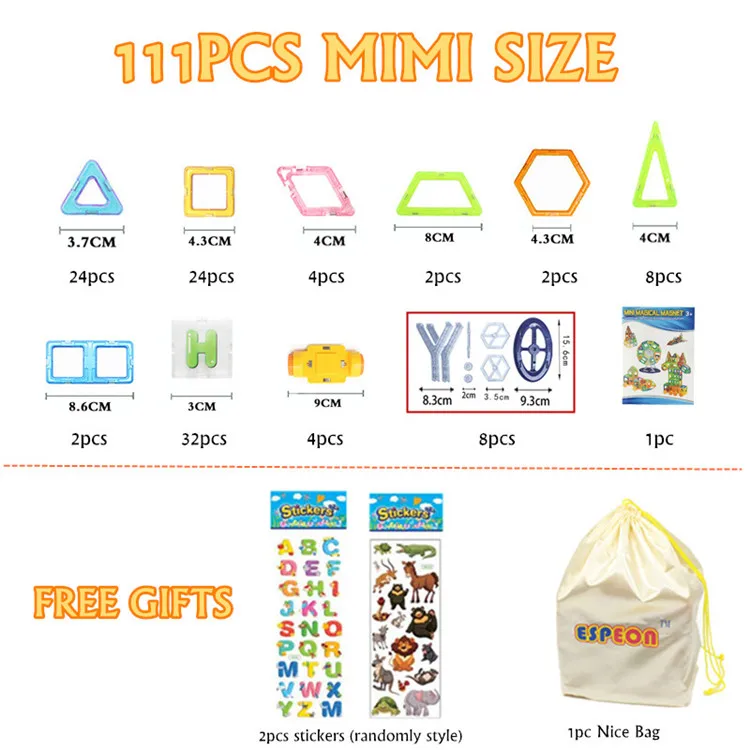 111pcs _