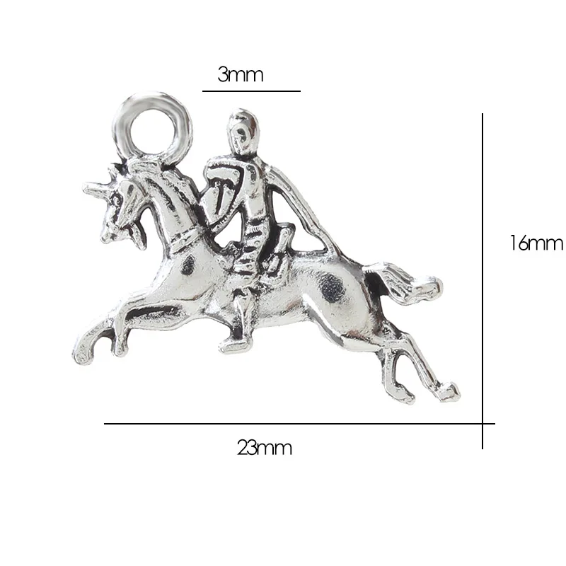 10 قطعة/الوحدة 23*16 مللي متر سحر الفضة الحصان سباق شكل سحر سوار ذاتي الصنع قلادة الاكسسوارات والمجوهرات قلادة 10 قطعة/الوحدة 23*16 مللي متر سحر الفضة الحصان سباق شكل سحر سوار ذاتي الصنع قلادة الاكسسوارات والمجوهرات قلادة