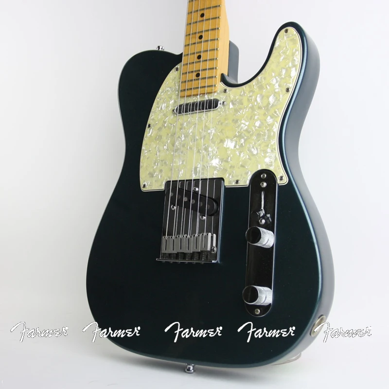 

custom shop/black/Maple fingerboard/telecaster Guitar/6 string Electric Guitar/free shipping/Customizable exclusive logo