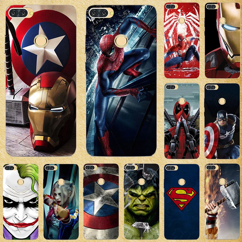 

Super Hero Phone Case Cover For Infinix Hot 6 Pro X608 Hot 6 X606 Hot 5 X559C Note 4 X572 Note 4 Pro X571 Soft Silicone Bags