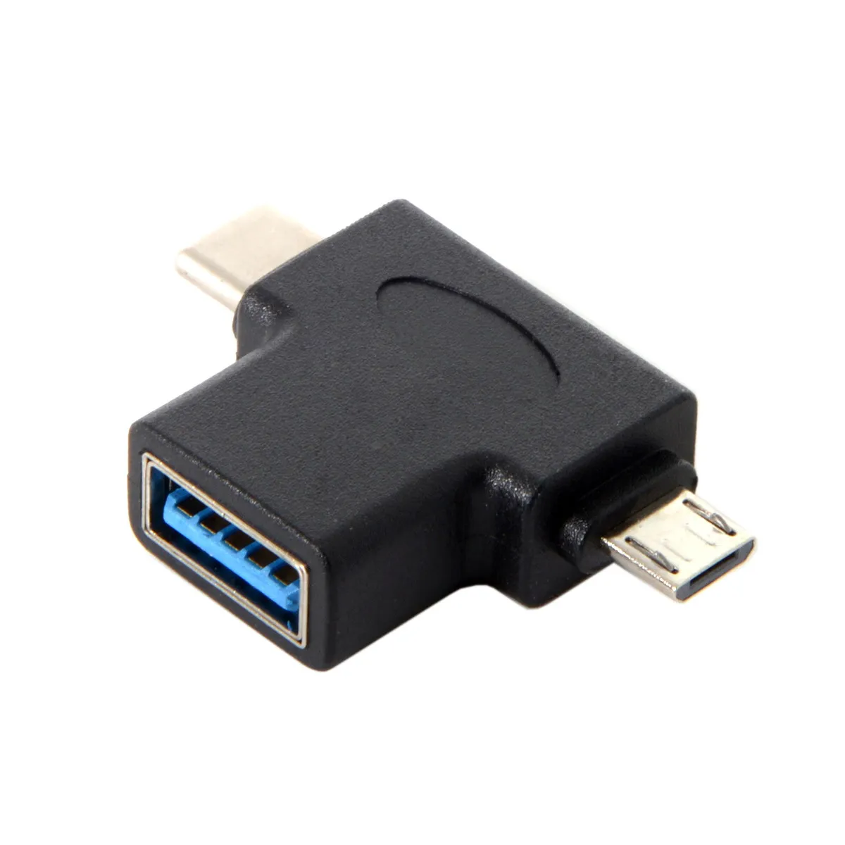 

Type-C USB 3.1 & Micro USB Combo to USB 2.0 A Female OTG Data Host Adapter Connector for Cell Phone & Chrome book & Mac book